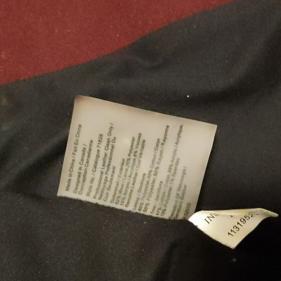 Danier Blink Leather Sleeve Varsity Bomber Jacket - Picture 9 of 9